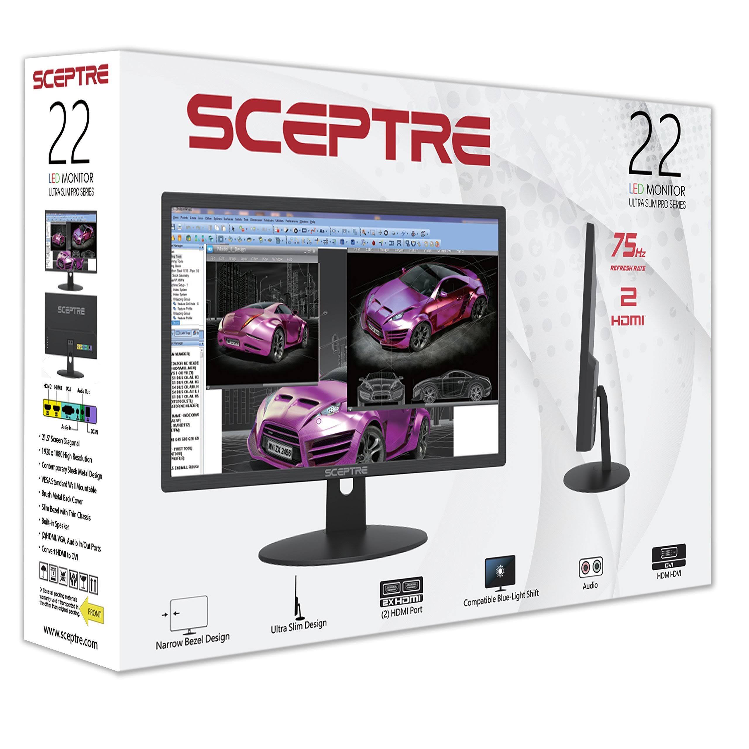 Sceptre E225w-19203r - 22 Ultra Thin Led Monitor With TR_PBQBTQRZ