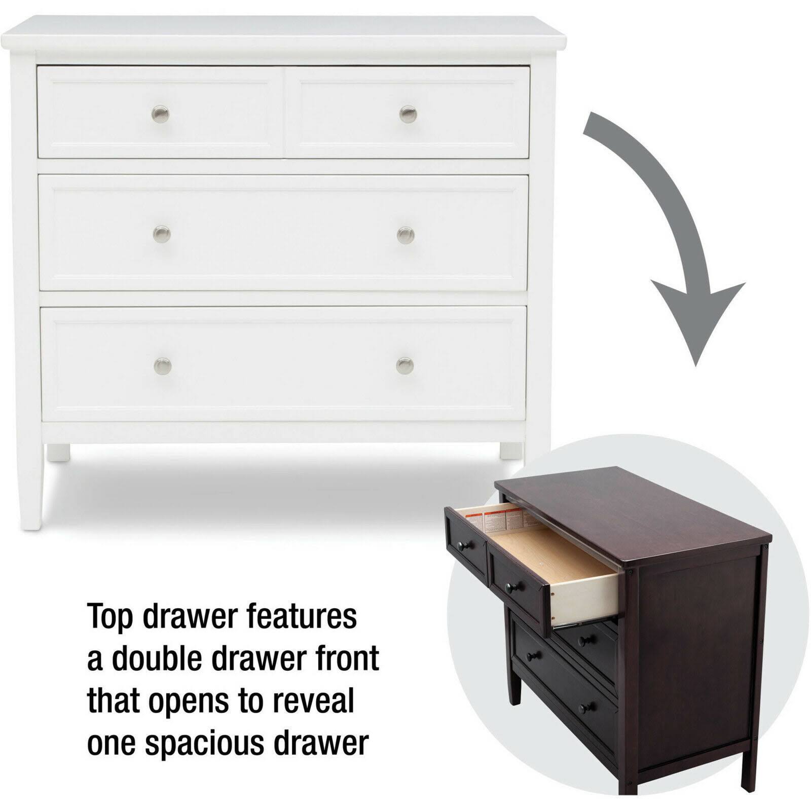 Delta Children Epic 3-Drawer Dresser Bianca RL_I64DHMGT