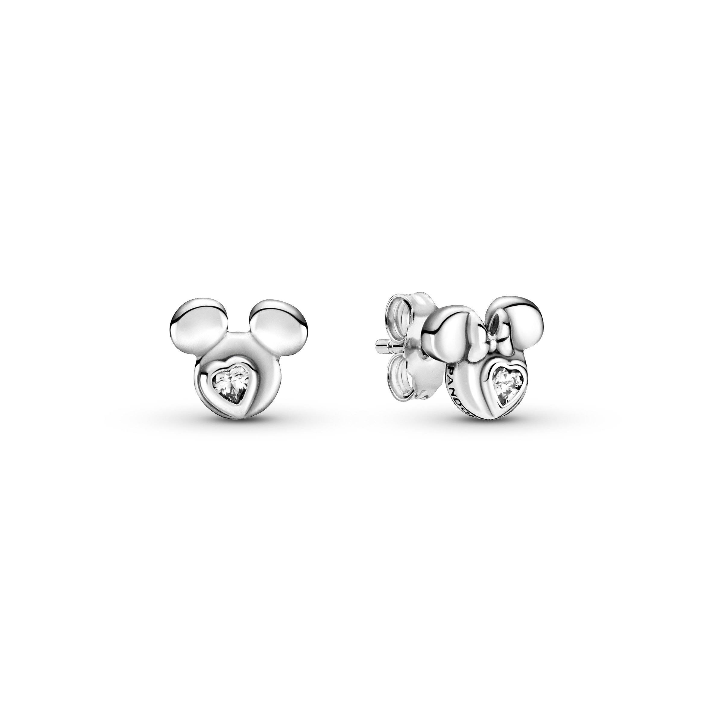 Pandora - Disney, Mickey Mouse & Minnie Mouse Silhouette Stud DY_ZA9CR4JK