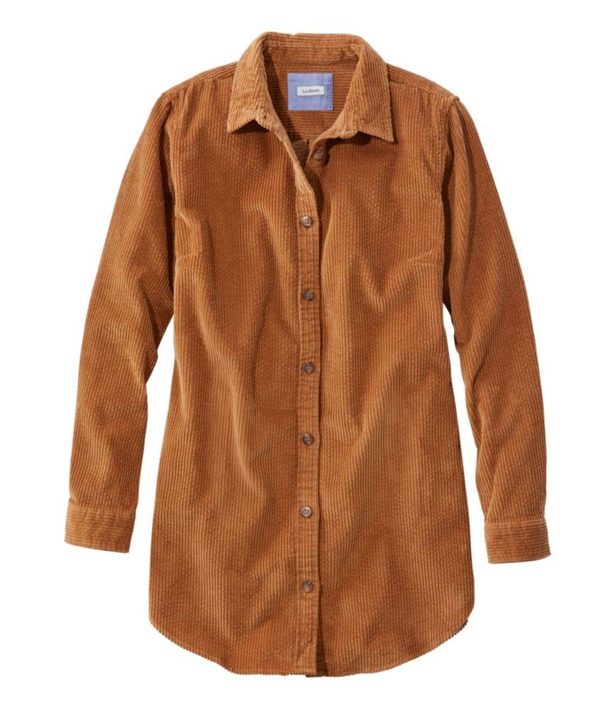 Women's Comfort Corduroy Relaxed Tunic Saddle Extra Large | L.L.HH_CPJHWOLF