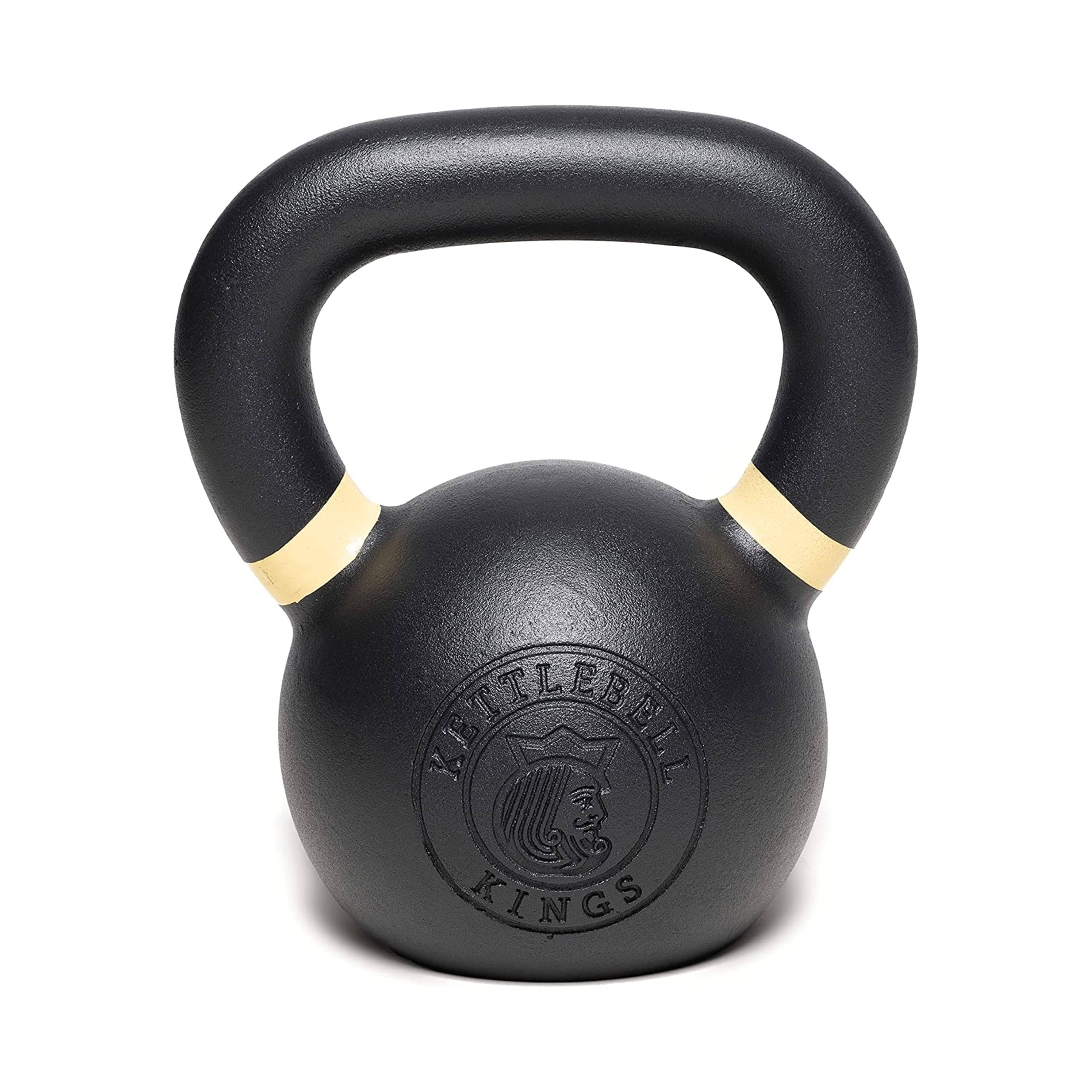 Kettlebell Kings 5-90lb Powder Coated Kettlebell Weights For Women & Men - NO_QFF24DTU