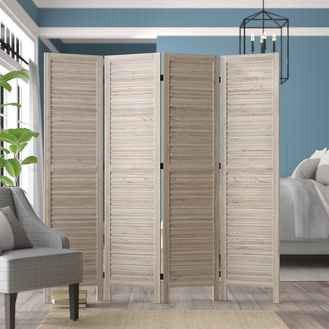 Bozeman 4 Panel Room Divider Laurel Foundry Modern Farmhouse Color: HI_VIA3UVUA