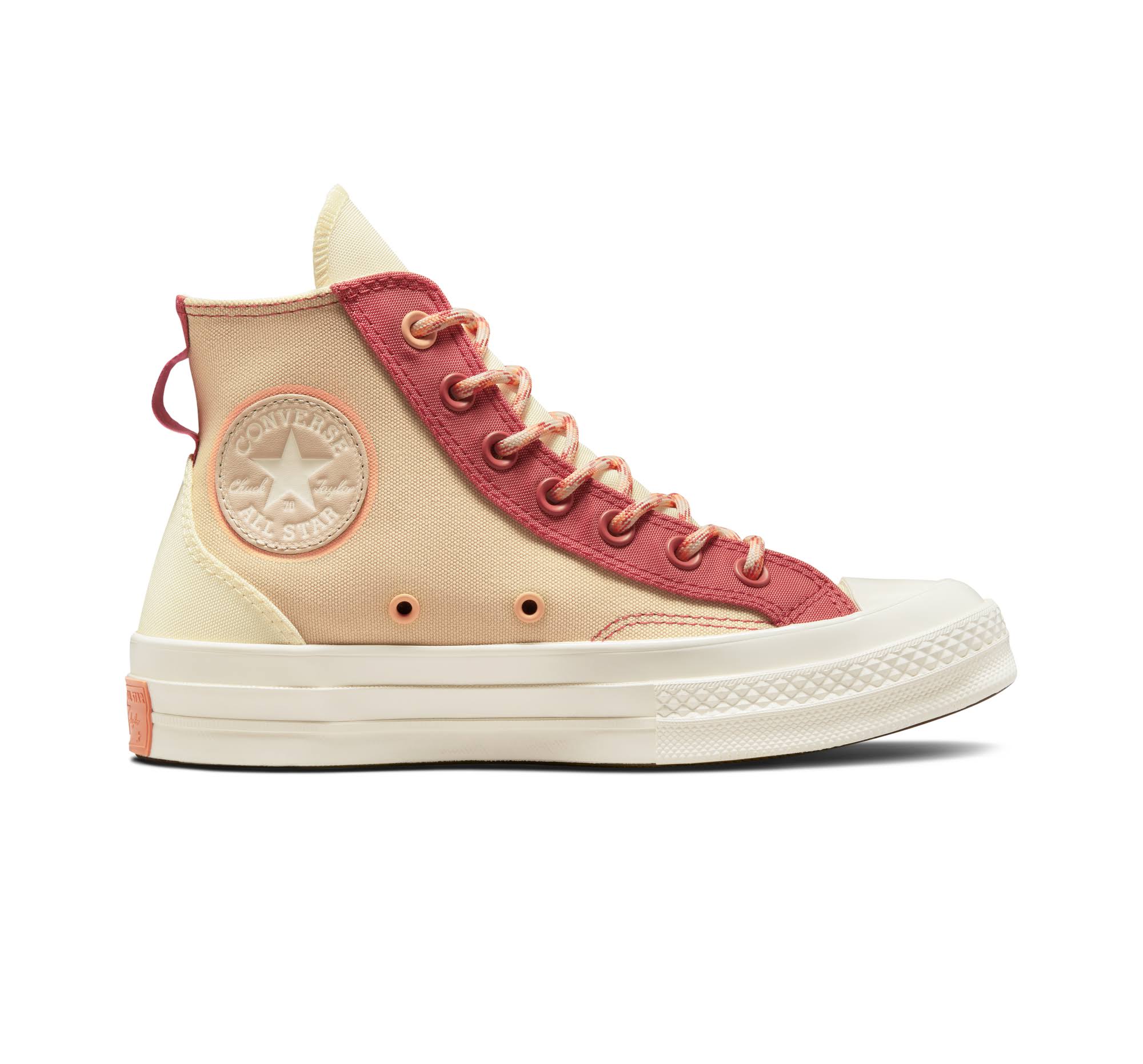 Converse Chuck 70 High 'Colorblock Overlay - Rhubarb Pie' Sneaker | Brown | Men's Size 5.44_ZKXH51XT