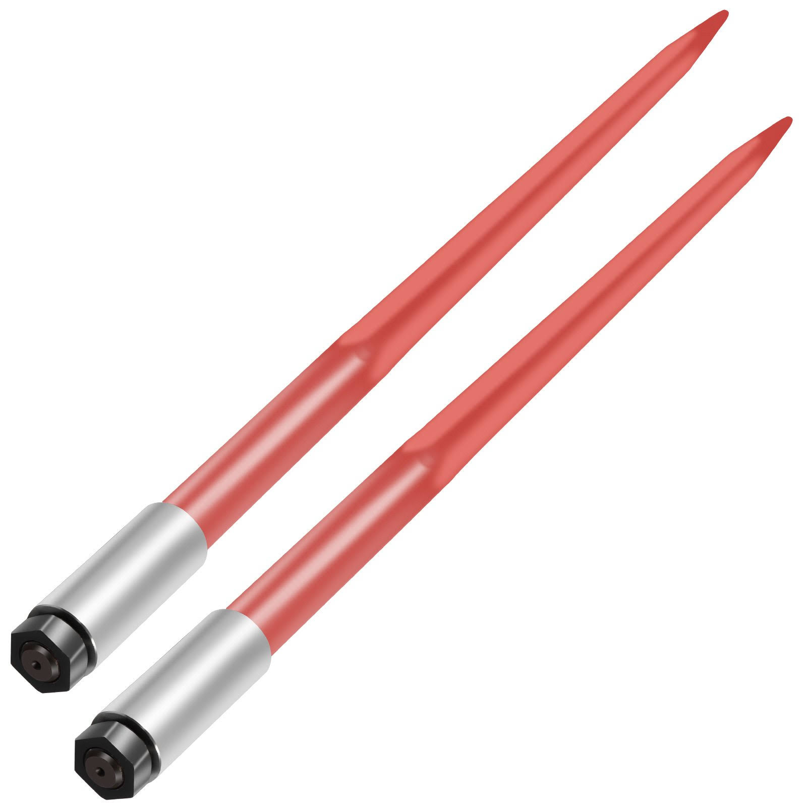 Vevor 2pcs 43 Square Hay Bale Spear 3000lbs Capacity Red Spike Fork 1 3/4 LF_J8XBSJOQ
