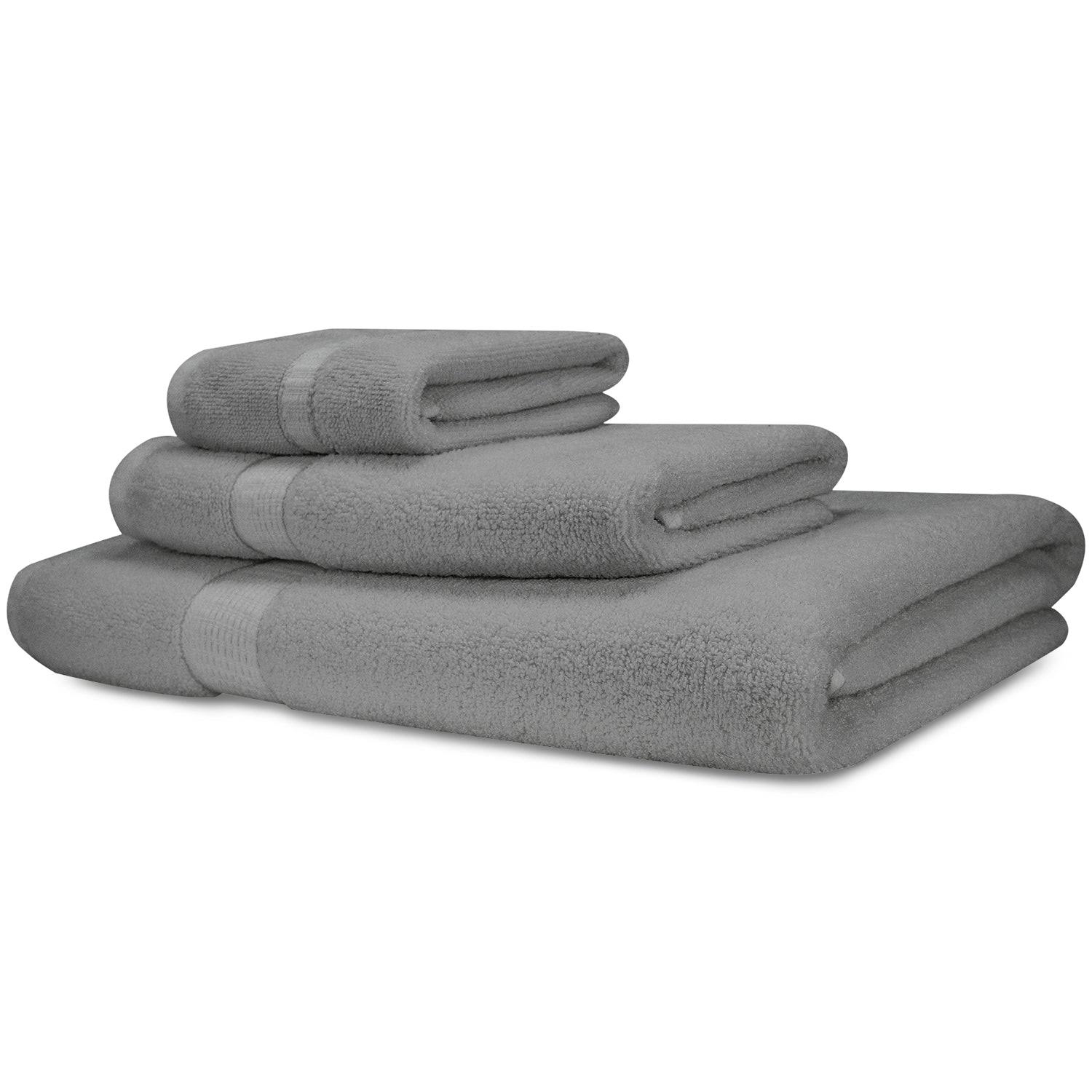 Cosy House Collection Luxury Bamboo Cotton 3 Piece Bathroom Towel Set – Hypoallergenic - Soft, Absorbent And Eco-Friendly – Includes 1 Bath Towel, VP_J4QP95U5