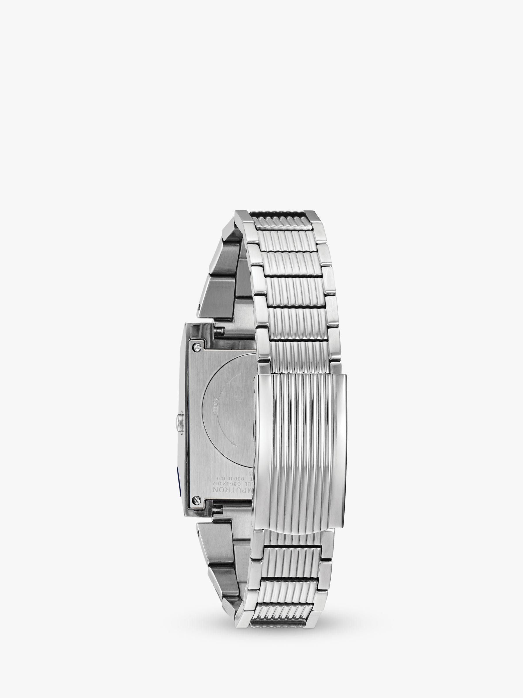 Bulova 96c139 Men's Computron Silver Tone 9D_KHMFFS8K