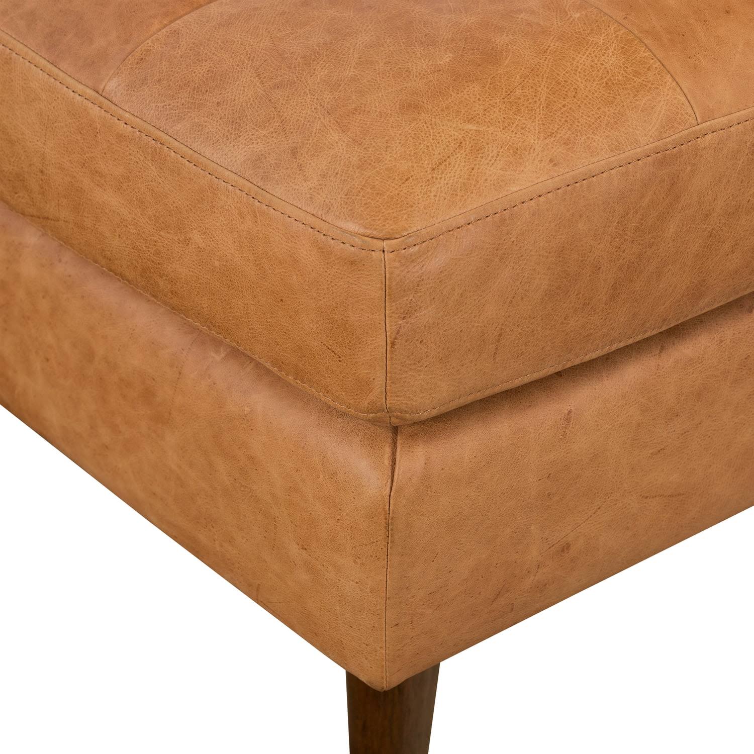 Poly And Bark Napa Ottoman In Cognac EV_BSRF78TO