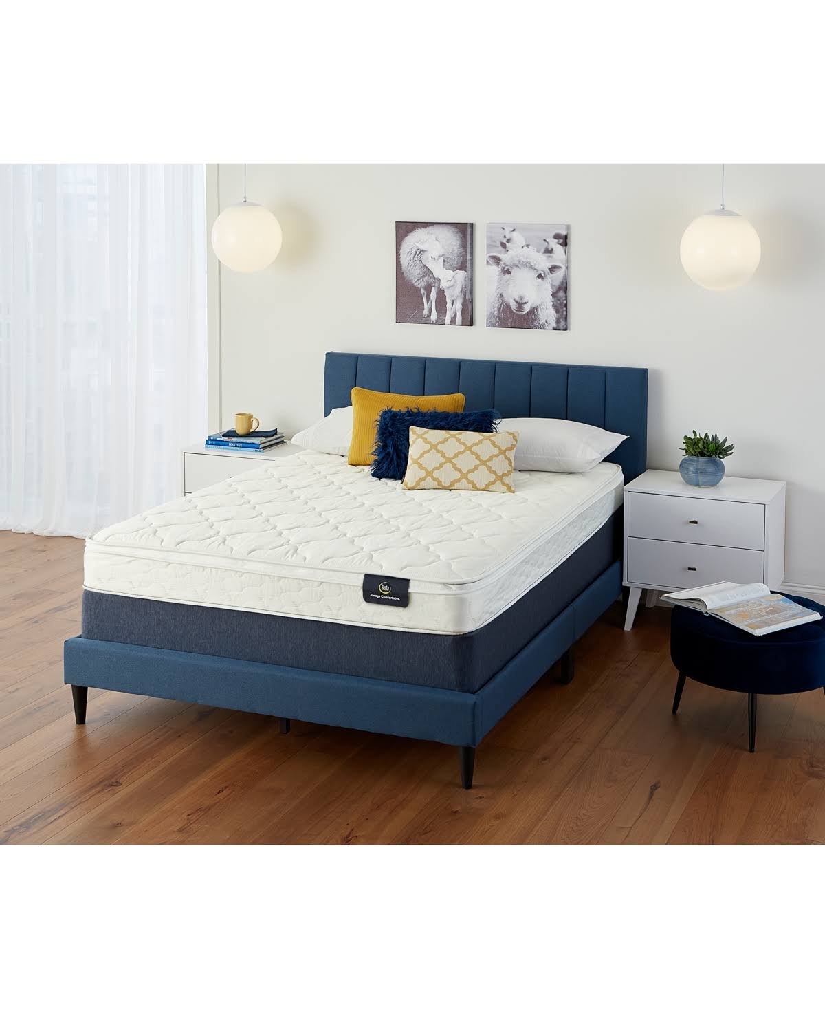 Serta Slumber Oasis 8 Plush Eurotop Mattress- KU_YF43TFGA