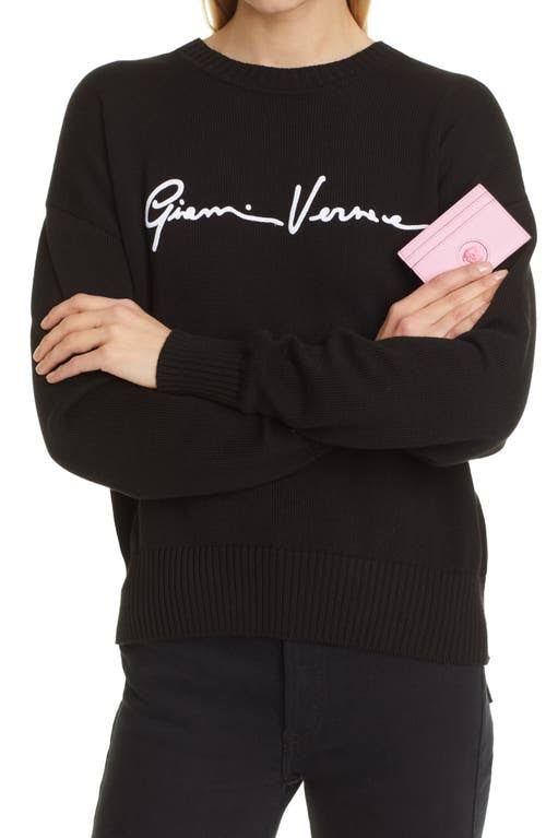 Versace Women's La Medusa Colorblock Leather Card Case - Baby Pink One-B4_WL9JY8YI