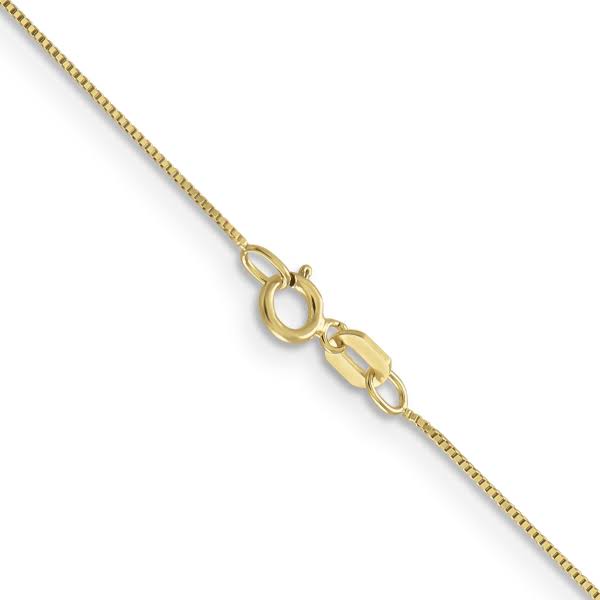 10k Yellow Gold .5mm Box Chain Necklace 14 1B_NSTVXCJF