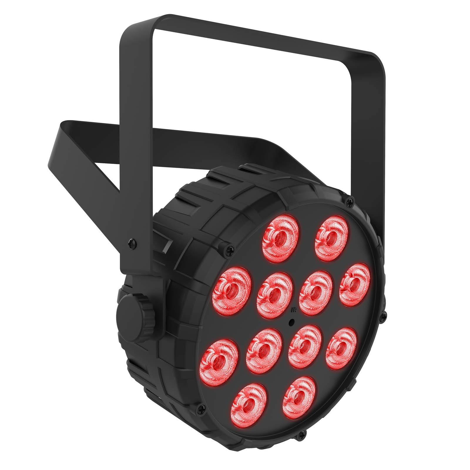 (4) Chauvet Dj Slimpar T12 Bt Bluetooth Wash Lights With Infrared Remote Control & Carry Bag DL_UQUXD9DZ