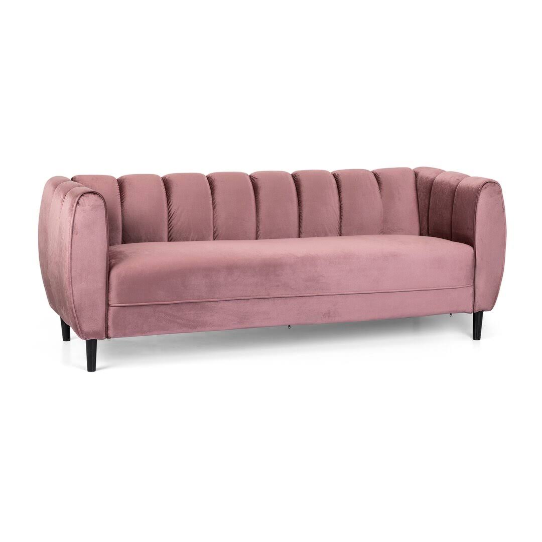 83.25x22 Velvet Flared Arm Sofa Everly Quinn Fabric: 1D_1FXEDNFY