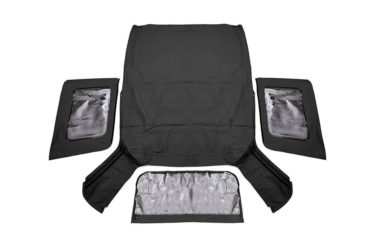 Rough Country Rc85240.35 Jeep Replacement Soft Top Black 07-09 Jk Wrangler 2 BB_6SWSHPQC