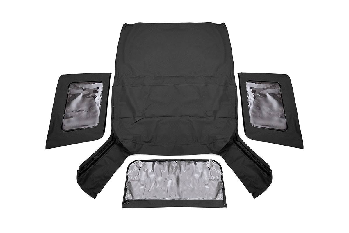 Rough Country Rc85240.35 Jeep Replacement Soft Top Black 07-09 Jk Wrangler 2 BB_6SWSHPQC