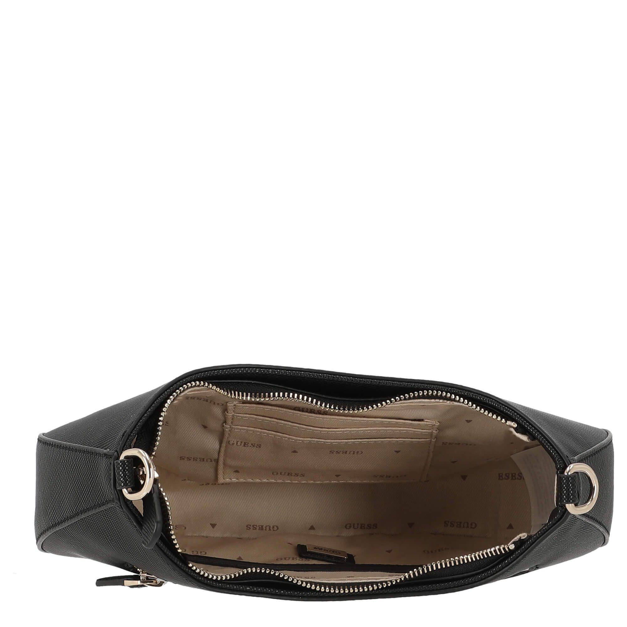 Guess Noelle Zwarte Schoudertas Hwzg78-79180-72_VZ1YMUW6