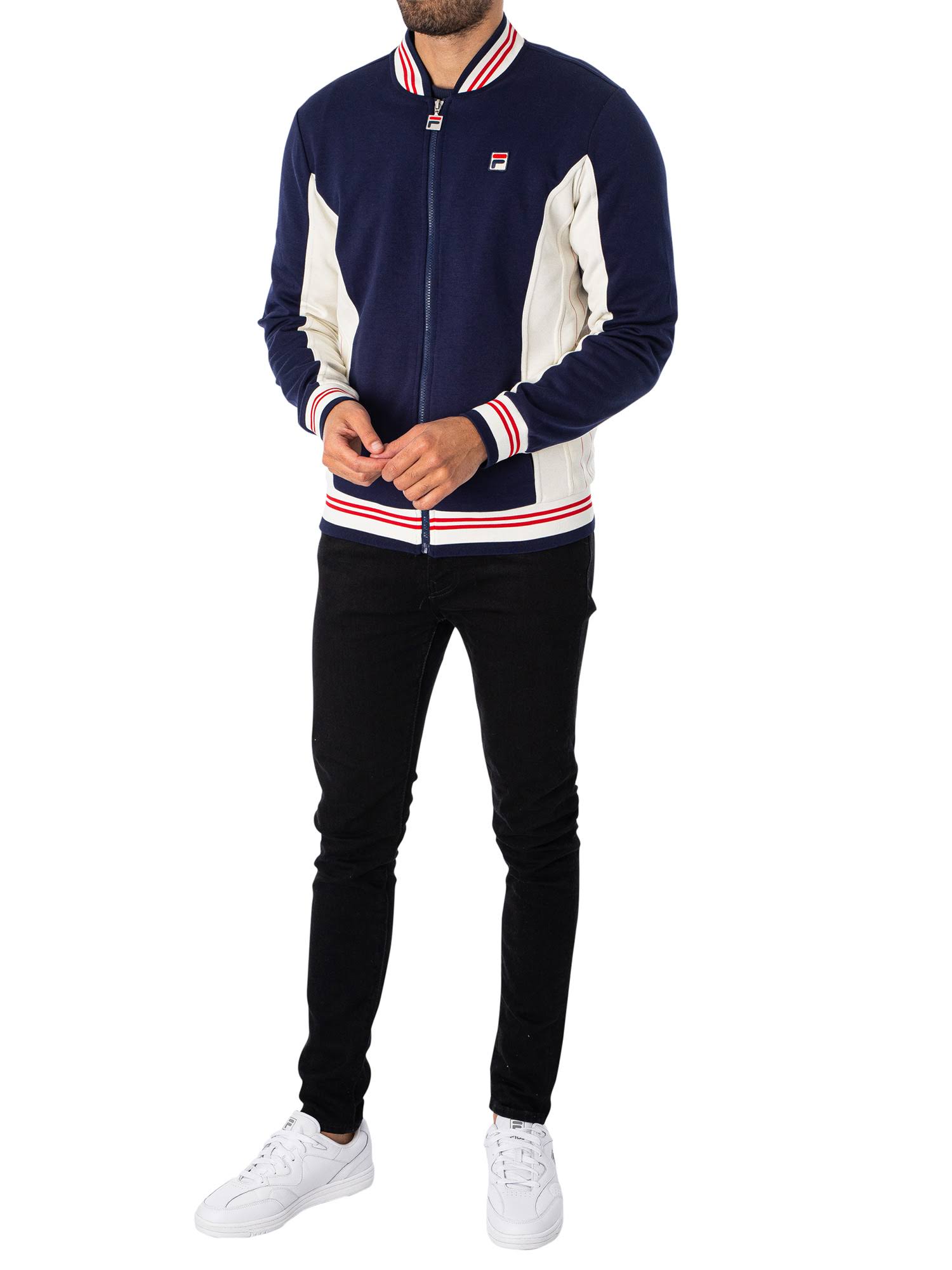 Fila Settanta Jacket Baseball Track Top - Navy SB_IXW5XZW6