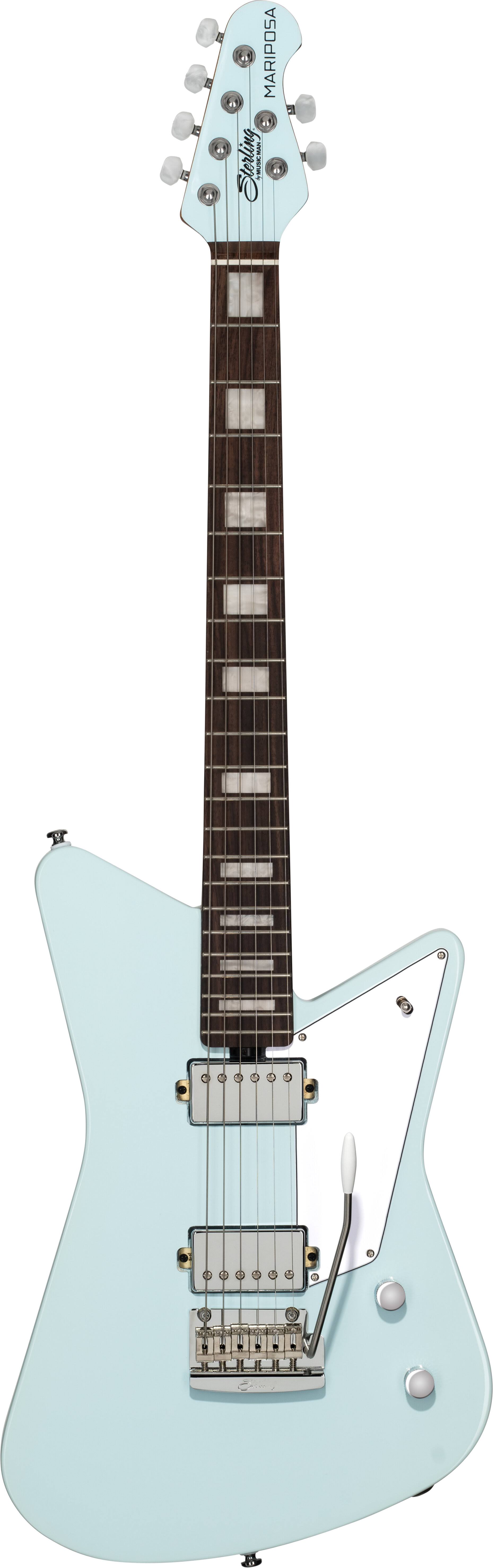 Sterling By Music Man Mariposa Electric Guitar (Daphne Blue) 02_ZV9L9RFV