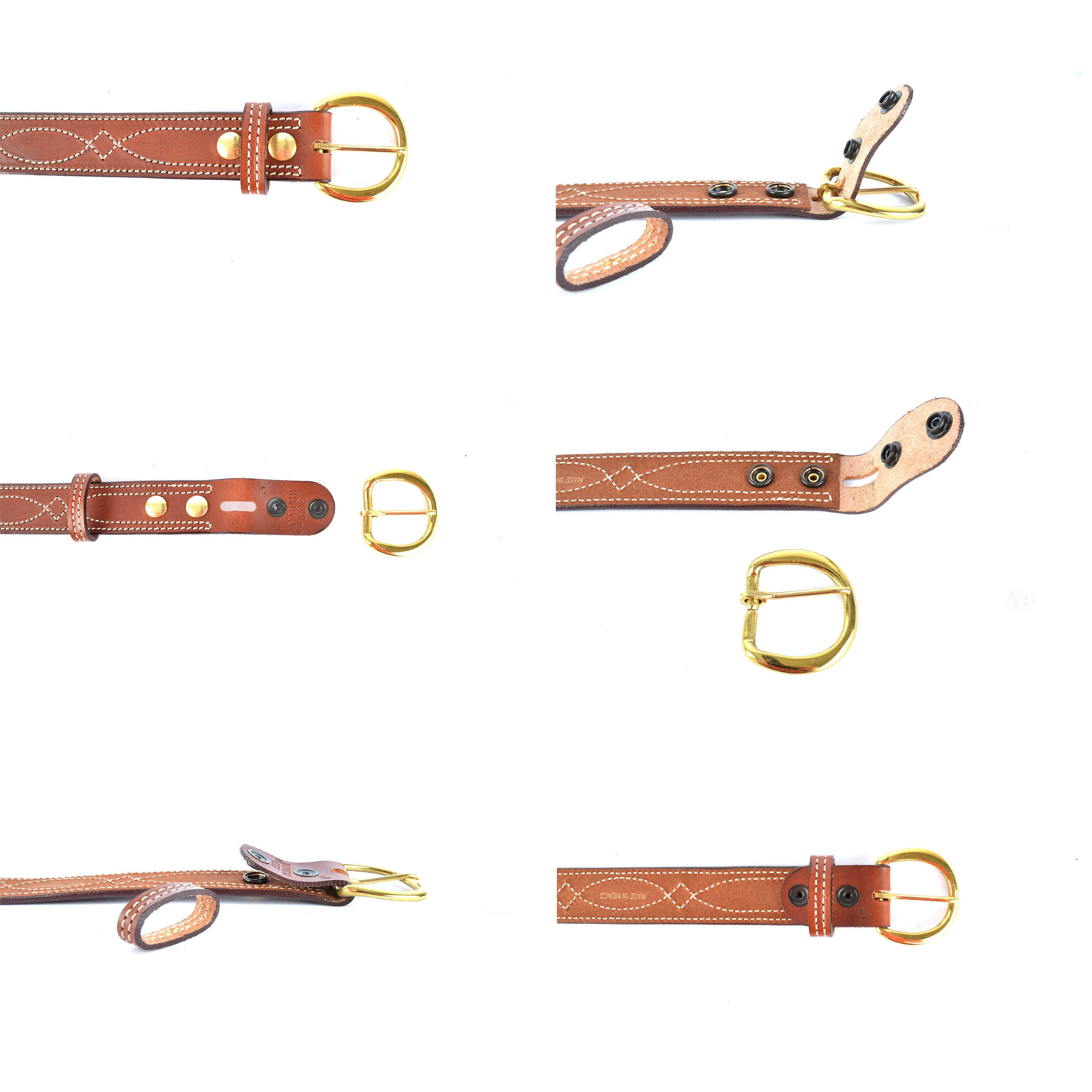 B9 Fancy Stitched Belt Tan, EQ_0XHEFQBQ