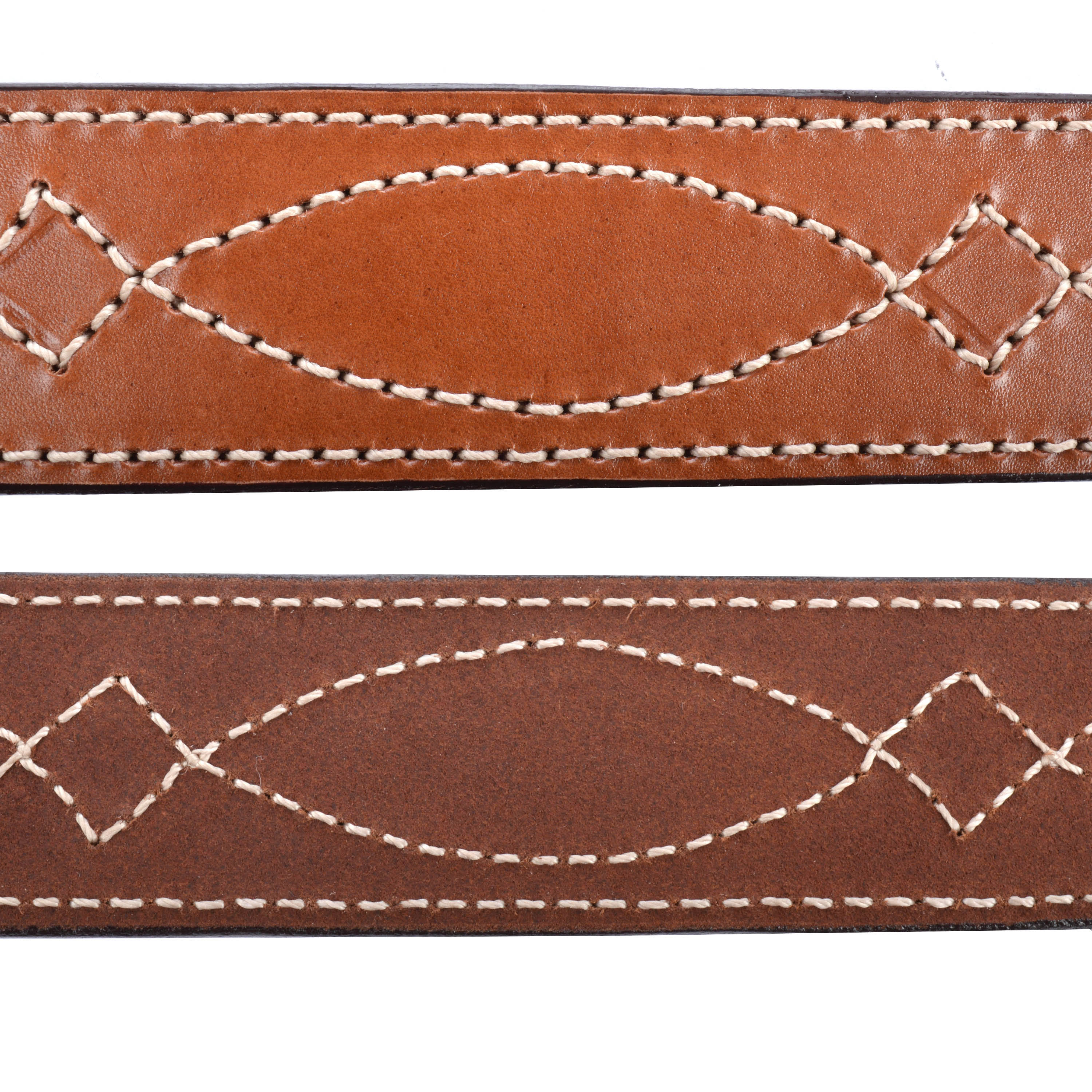 B9 Fancy Stitched Belt Tan, EQ_0XHEFQBQ