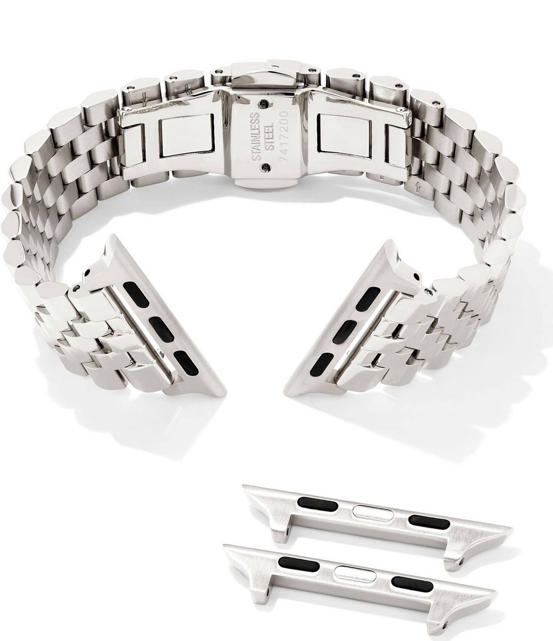 Kendra Scott Alex 5 Link Watch Band In Silver Steel | NU_SVS2VEUN
