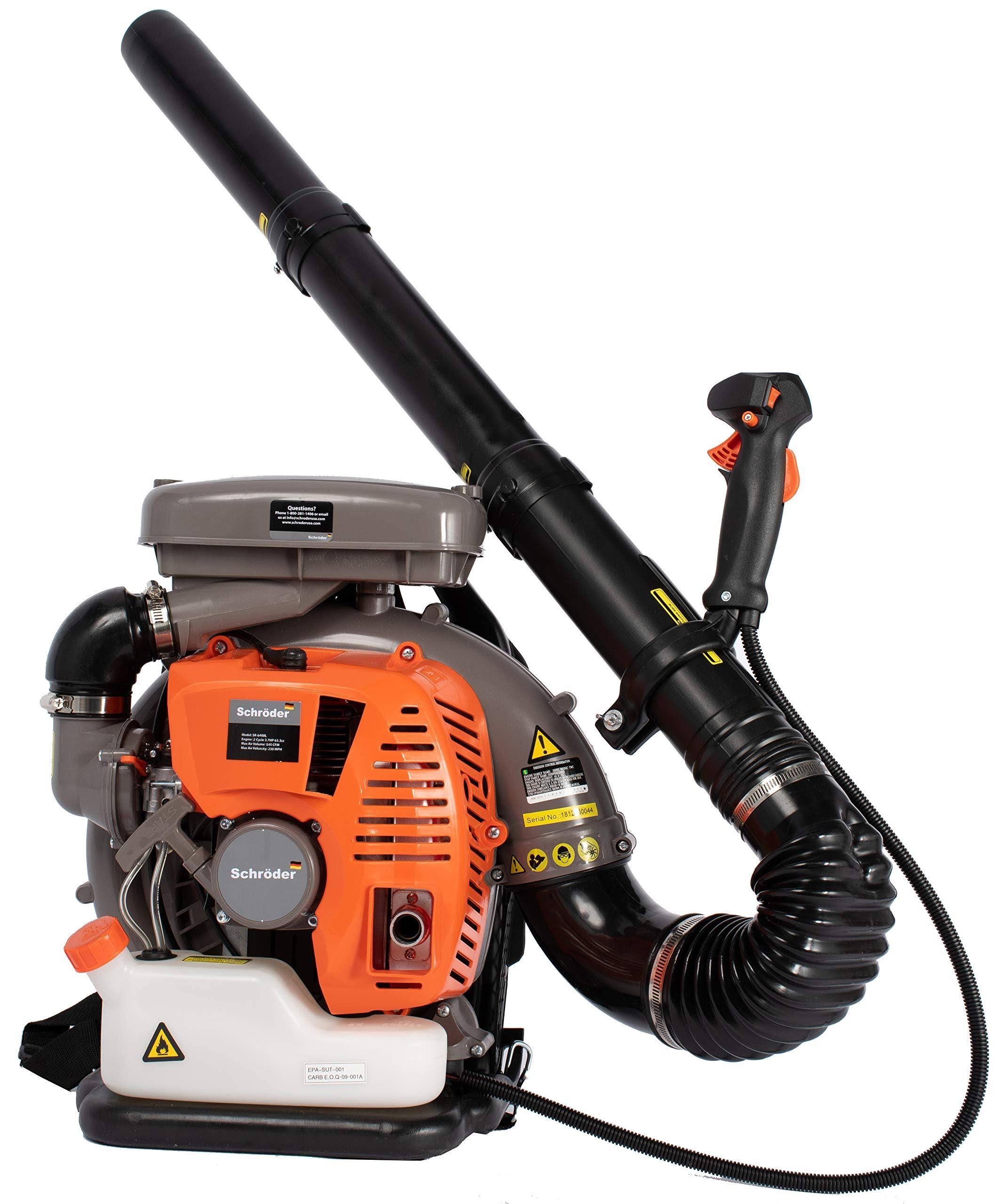 Schrder Industrial Backpack Leaf Blower 5-Year Warranty Model: Sr-6400l, XF_DCTGSIWP