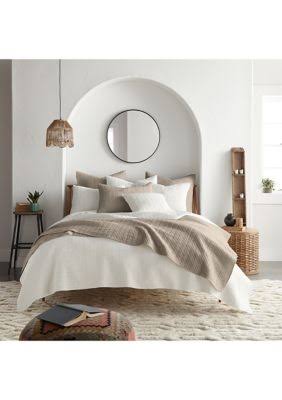 Levtex Home Mills Waffle Quilt Set - Cotton Full/Queen / H4_SC0BPNHJ