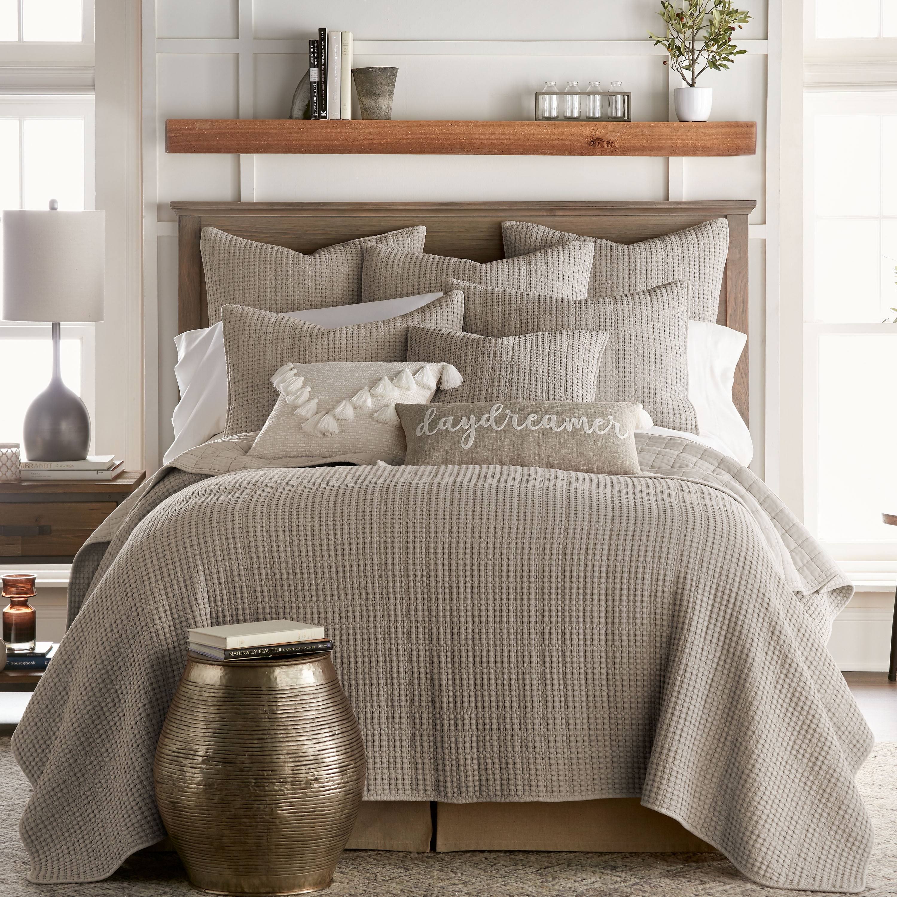 Levtex Home Mills Waffle Quilt Set - Cotton Full/Queen / H4_SC0BPNHJ