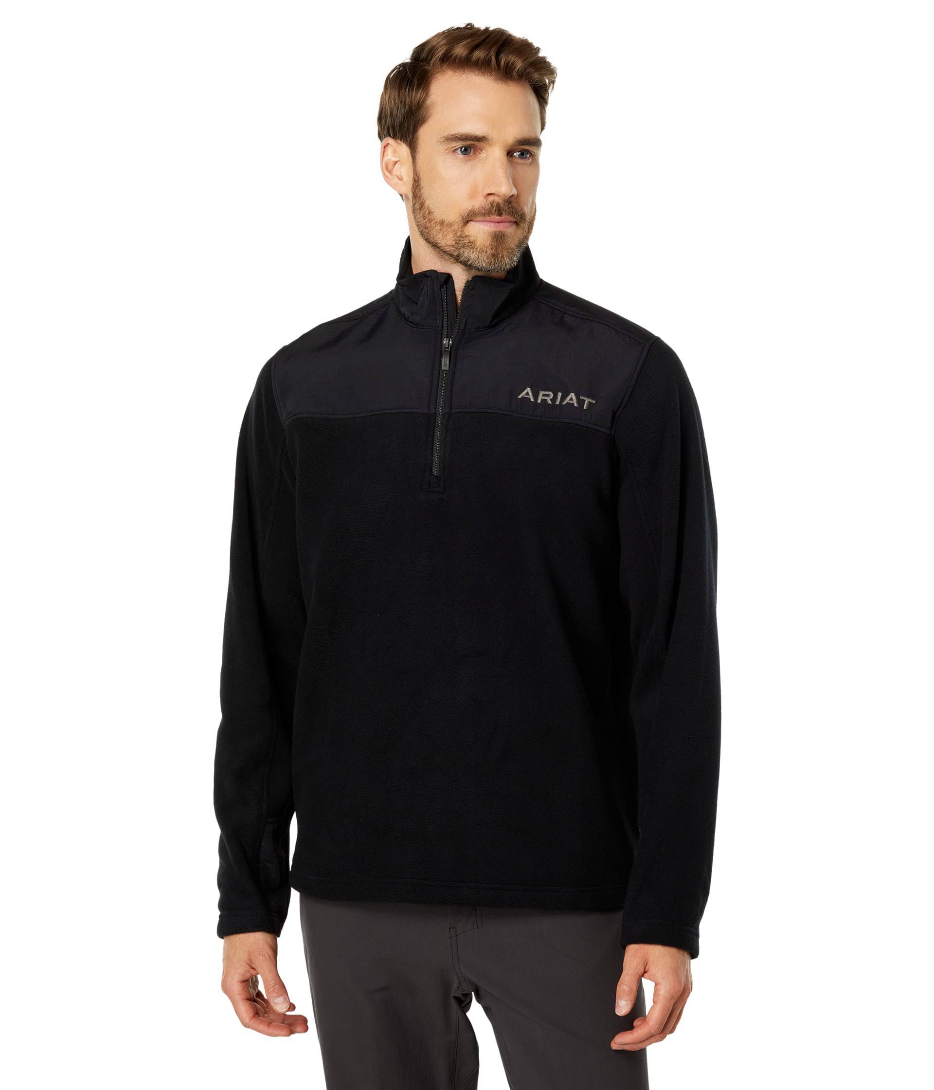 Ariat Basis 2.0 1/4 Zip Sweatshirt (Men's) Biscay Bay / 1Q_CHUT1JDF