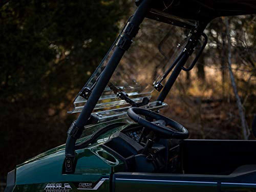 Kawasaki Mule Pro-Mx Scratch-Resistant Flip Windshield | QA_ELMHOKNW