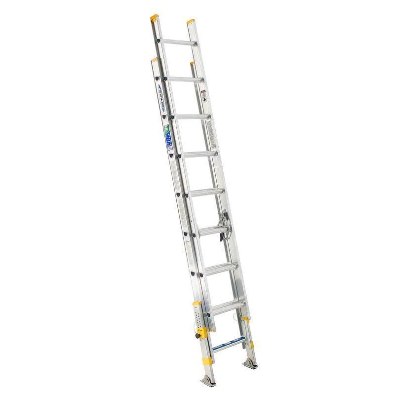 Werner D1816-2eq Extension Ladder, Aluminum, 16 Ft, TY_3W2EFTGL