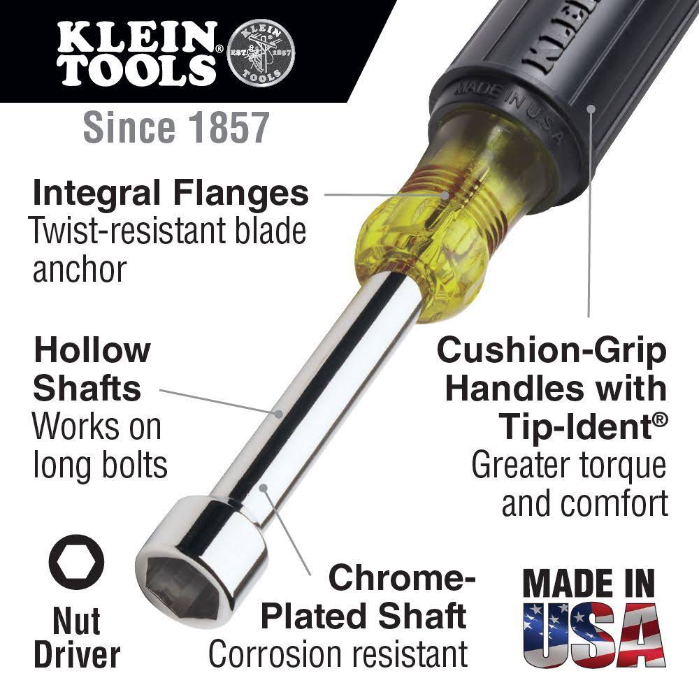 Klein Tools 65160 7 Piece Metric Cushion Grip Nut Driver PA_NHMLPXM1