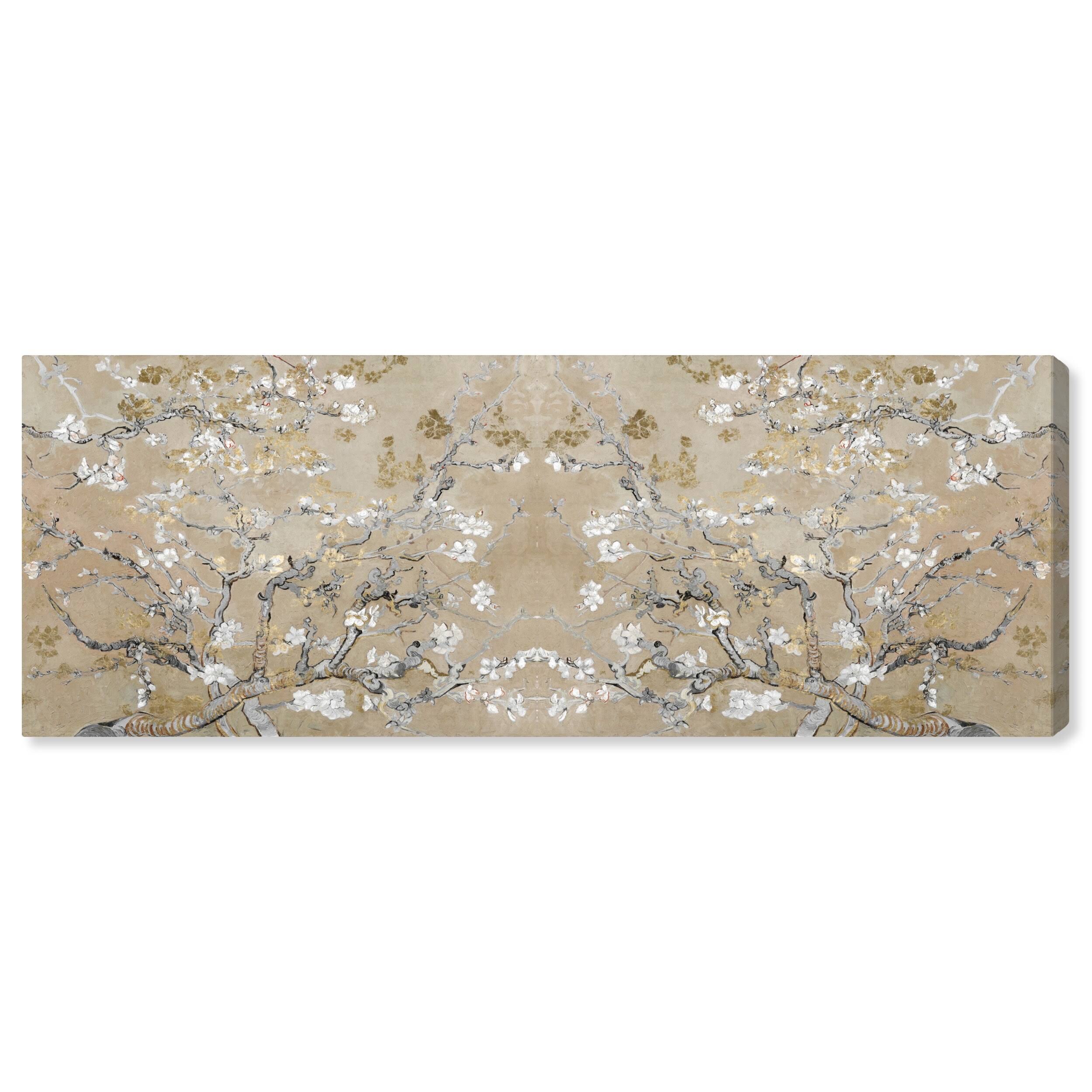 The Oliver Gal Artist Co. French 20 In X 54 In, Van Gogh In Gold Blossoms Inspiration Twin, Large Canvas Wall Art, Living Room, IR_WI04NTOH