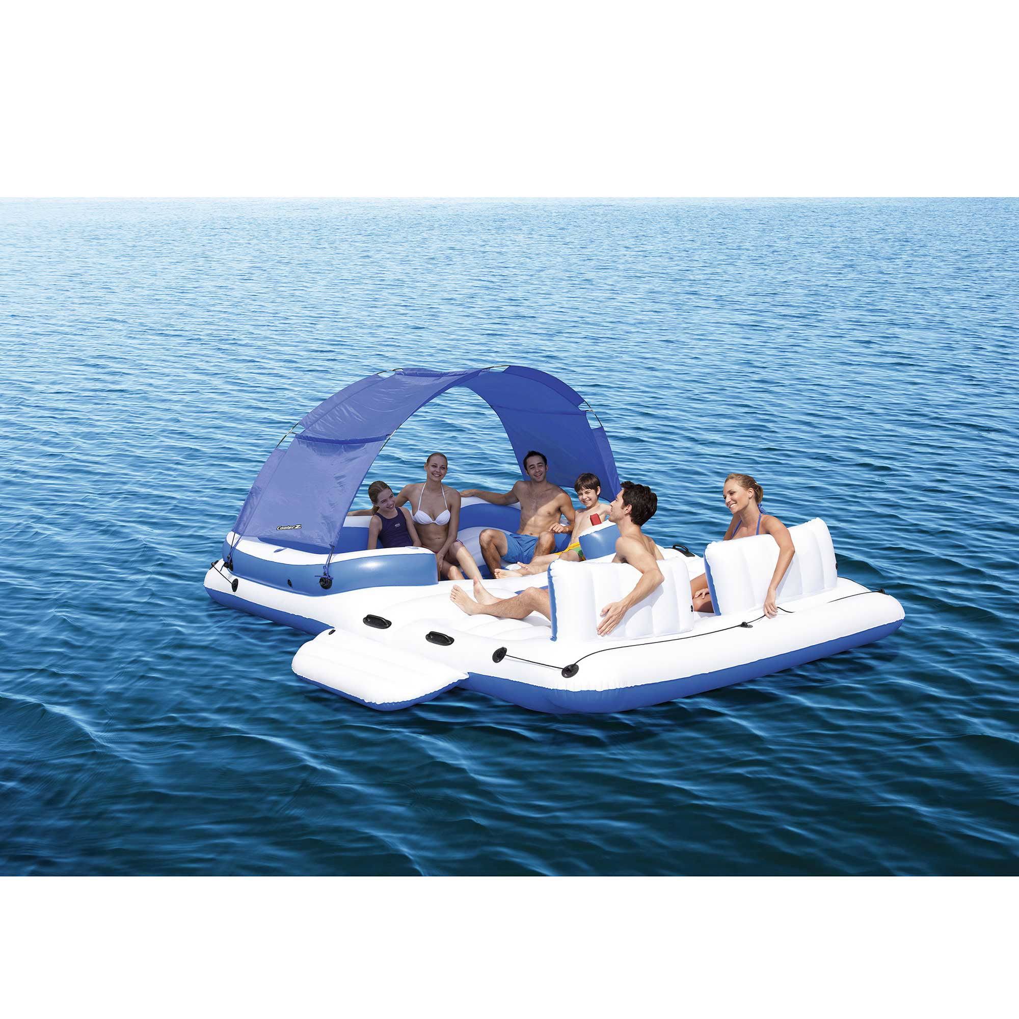 Bestway Tropical Breeze 6 Person Floating Island Raft Repair Patch IS_3YN4M2YE