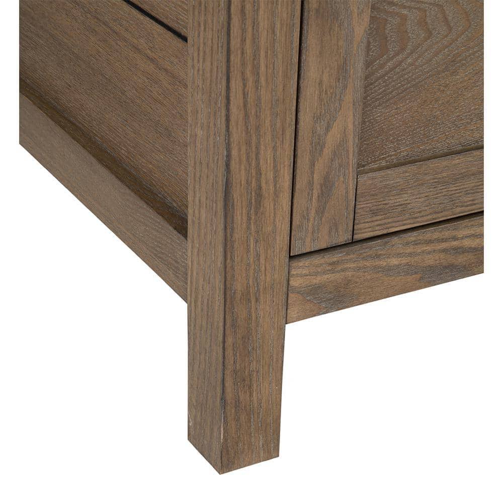 Home Decorators Collection Stanhope 61 In. W X 22 In. D Vanity In Reclaimed Oak With Engineered Stone Vanity Top In Crystal White With White 30_QLSPJEFC