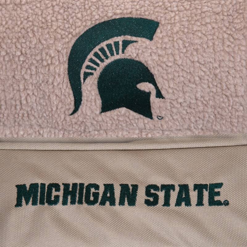 Michigan State Spartans 3 Dog Pet Supply Small Ez Wash Fleece Headrest D6_9NEC0IJQ