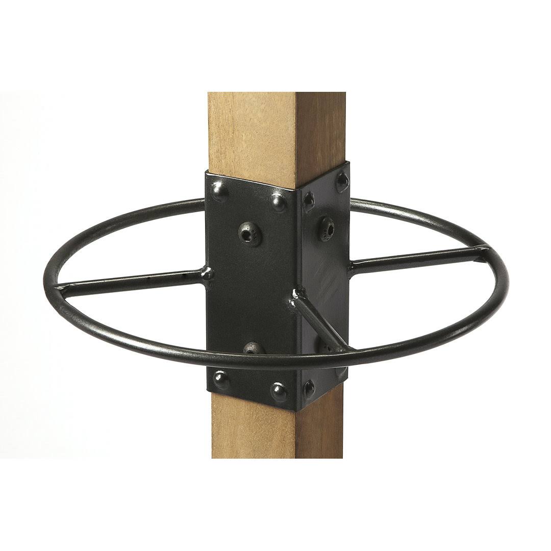 Donan 8 - Hooks Freestanding Coat Rack Color: Medium Brown/TP_FTYCJUYF