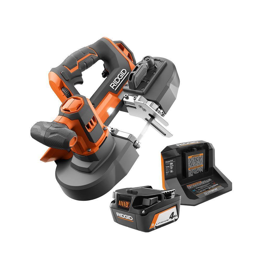 Ridgid R8604kn 18v Cordless Compact Band Saw Kit With (1) 4.0 Ah Battery And GN_CQGXGYFH