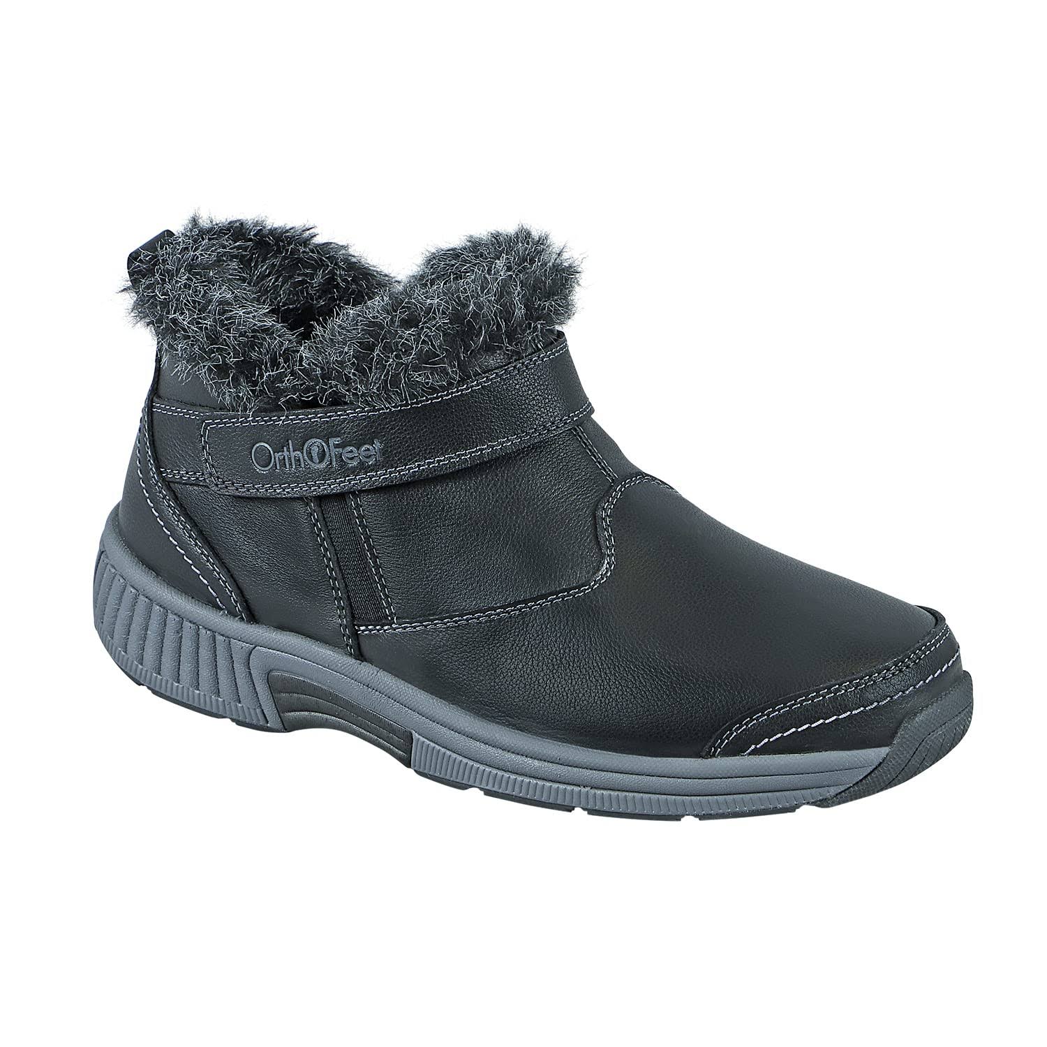 Orthofeet Siena Women's Boots Black - 11 X-X1_DPASQMGV