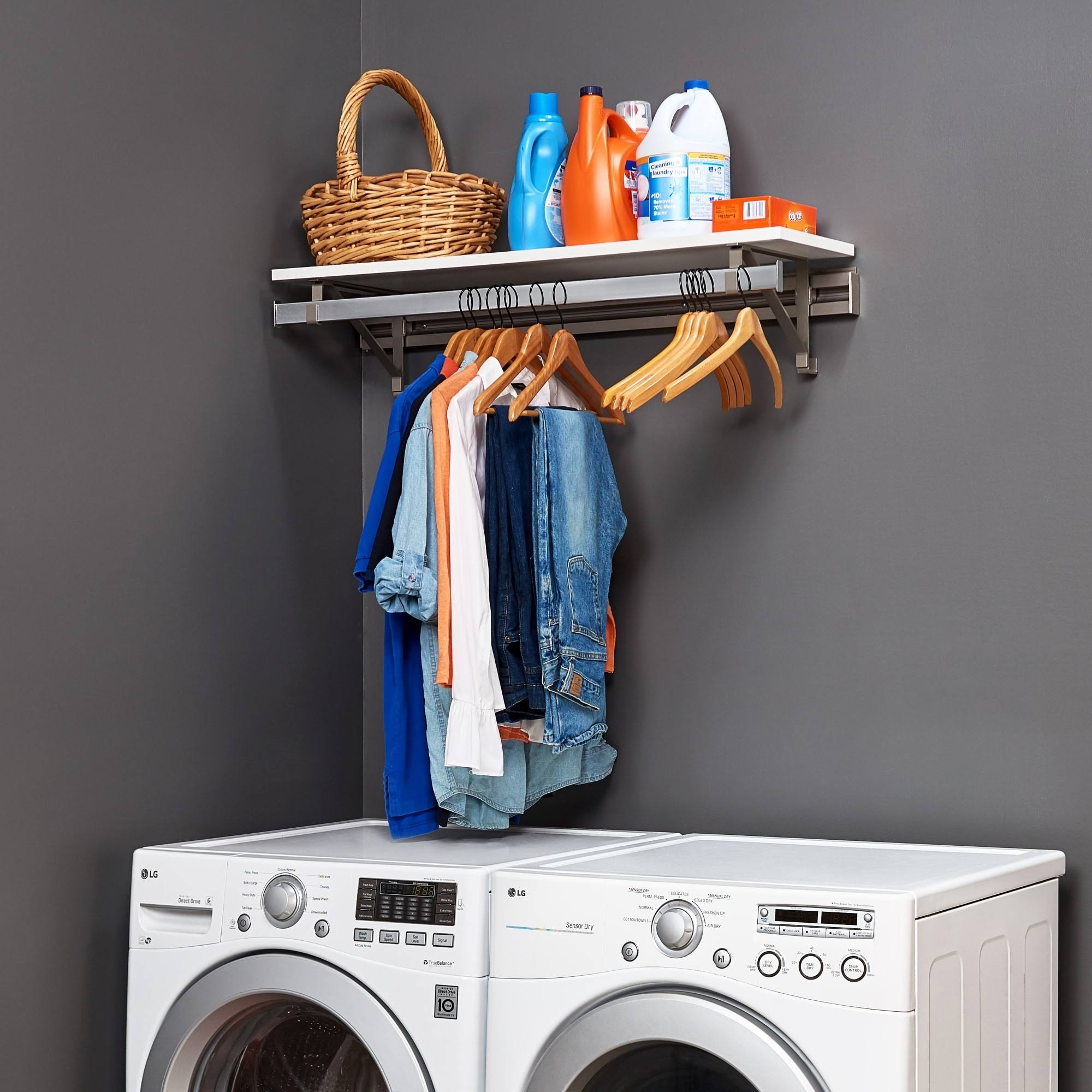 Arrange A Space Lhs Finest Laundry Room Organizer System Kit - PX_EOUGWDDR