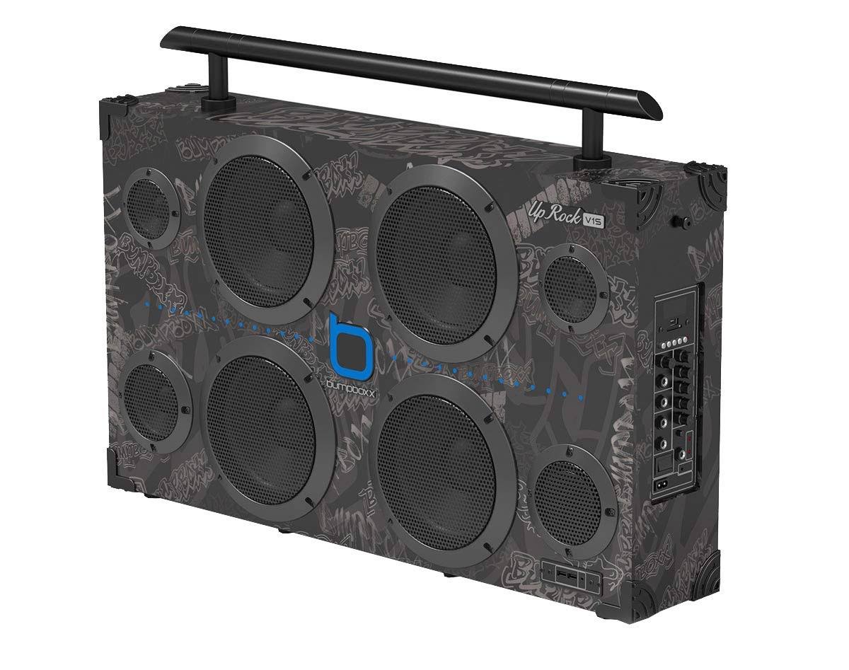 Bumpboxx Bluetooth Boombox Uprock V1s Black Graffiti Bbg | Retro Boombox With Bluetooth Speaker | Rechargeable Bluetooth CJ_7MXKE3QU