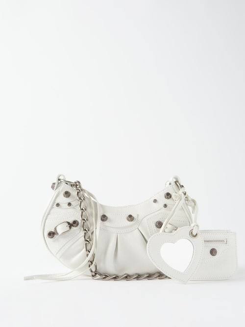 Balenciaga Women's Le Cagole Xs Shoulder Bag - White - Shoulder DB_TYME0ESM