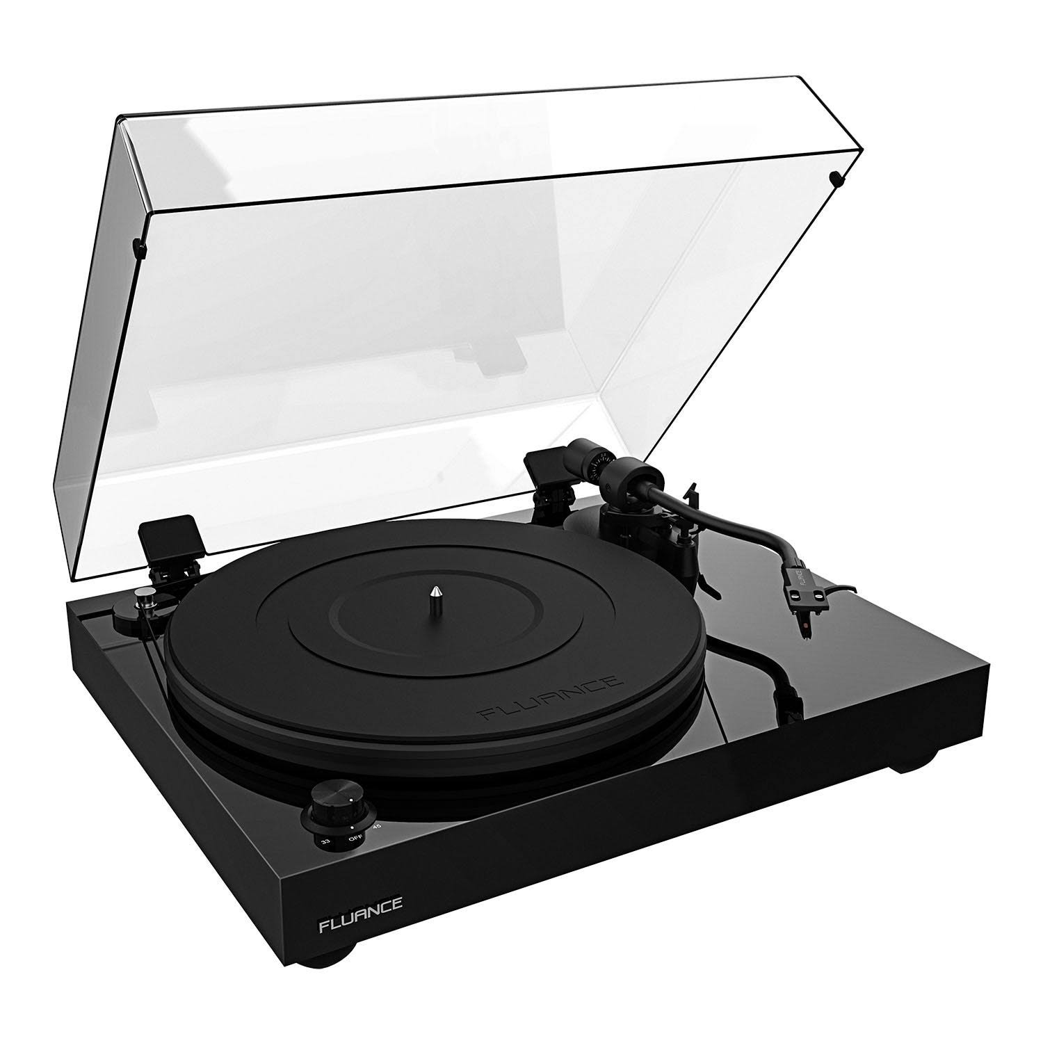 Fluance Rt82 Reference High Fidelity Vinyl Turntable Record Player With Ortofon Om10 Cartridge & Speed Control EM_JKAQE5G7