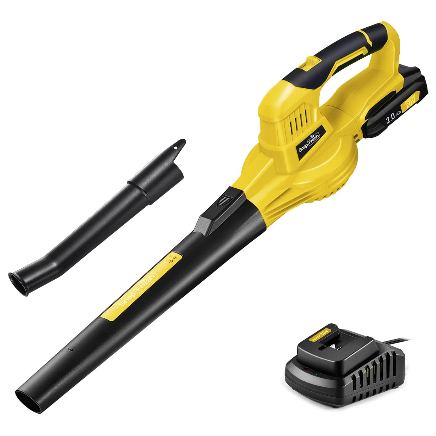 Snapfresh Leaf Blower -20v Cordless Leaf Blower With Battery & Charger, MJ_XUEHC1PD