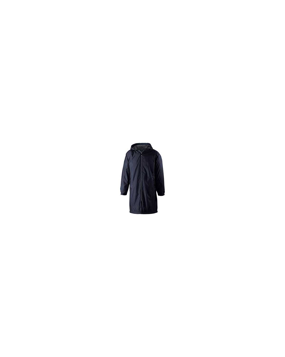 Holloway 229162 Adult Polyester Full Zip Conquest Jacket - Black - OL_SABOHDFF