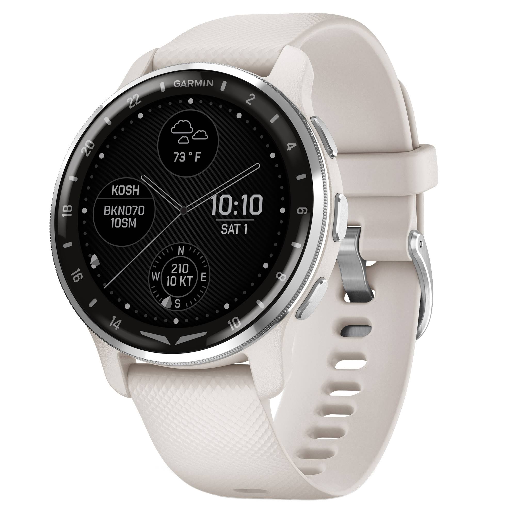 Garmin D2 Air X10 Aviator Smartwatch Silicone White Touchscreen 010-02496-Z9_PW3R8ODK