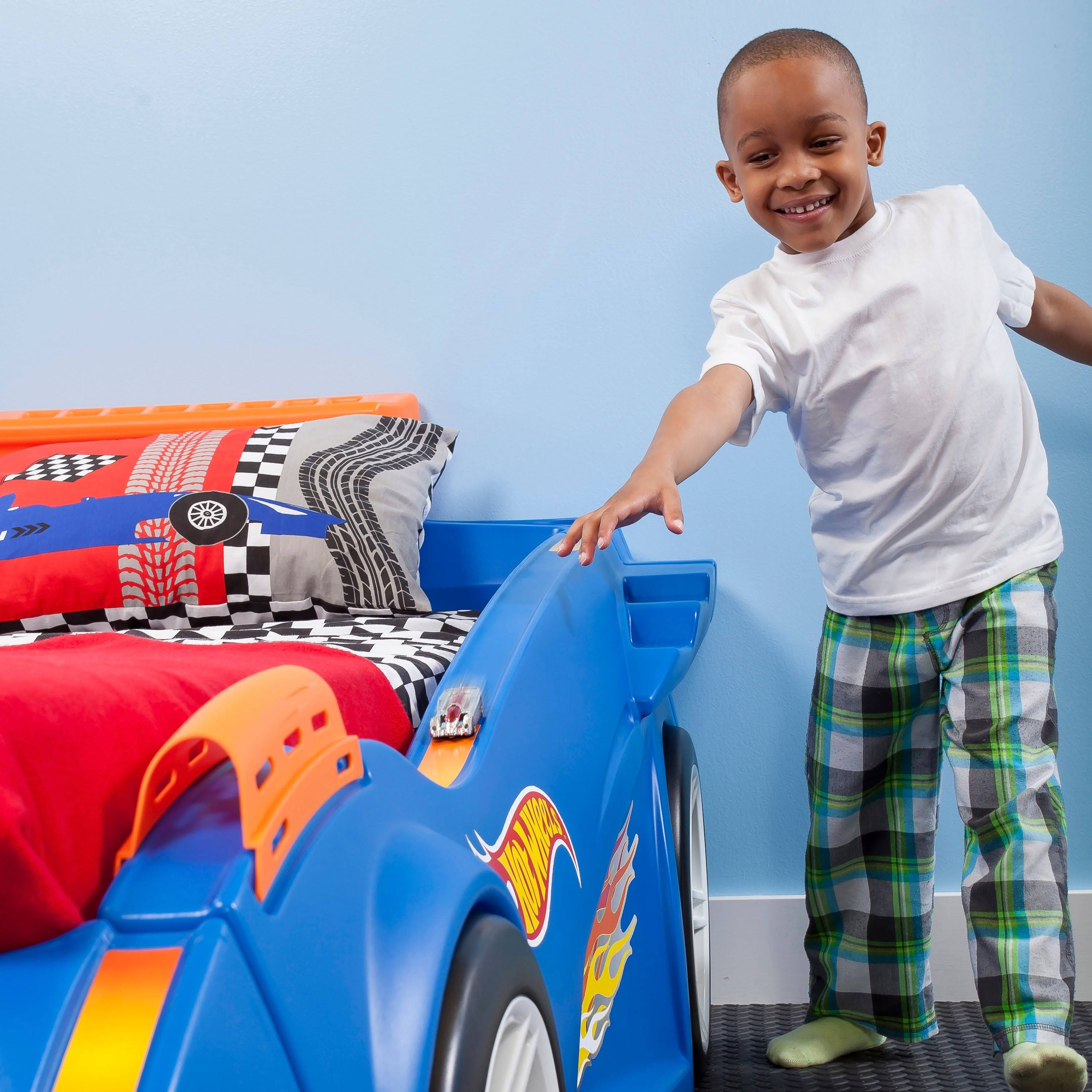 Hot Wheels Toddler-To-Twin Race Car SX_QRUMZXUP