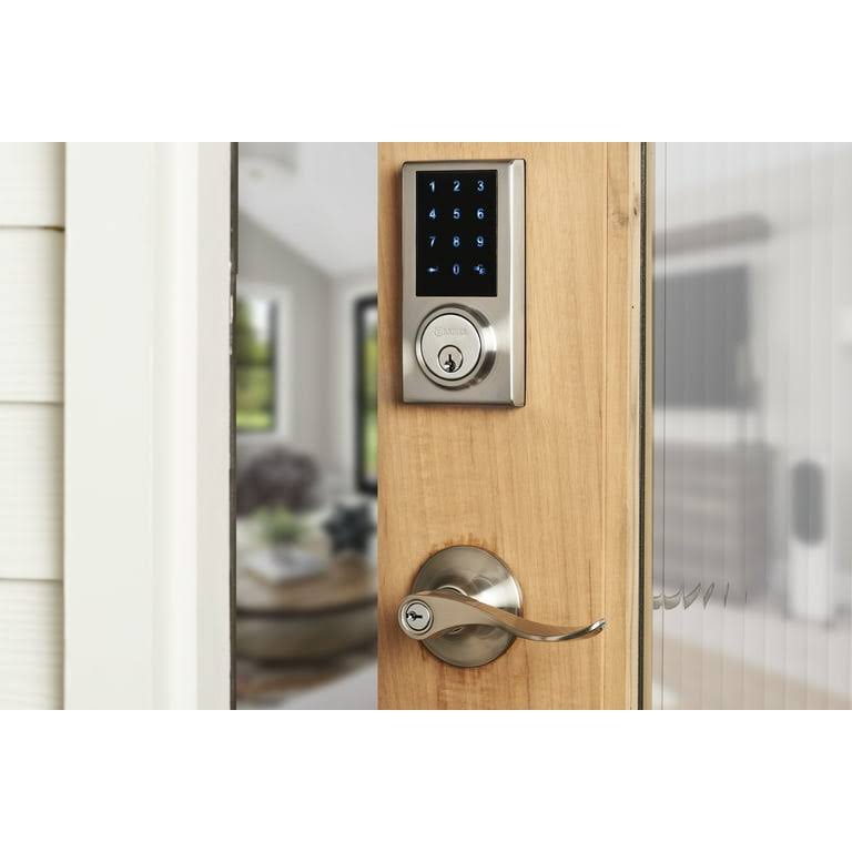 Brinks Electronic Touchscreen Deadbolt Lock In Satin Nickel VH_XJ5WUHNC