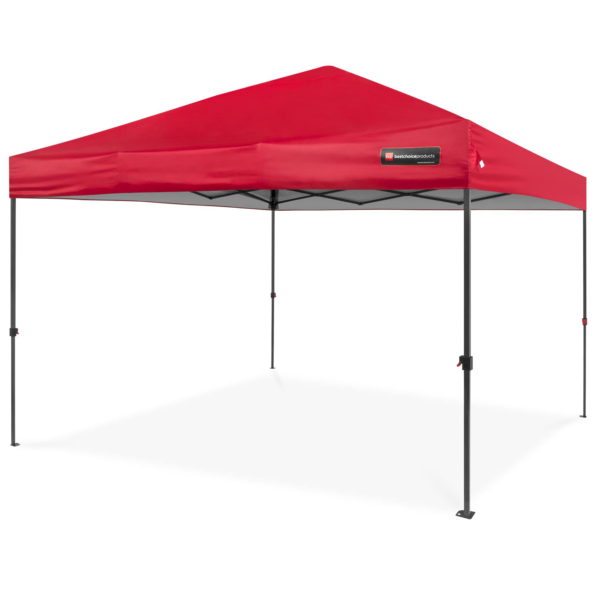 Best Choice Products 10x10ft Easy Setup Pop Up Canopy Instant Portable Tent W/ 1-Button Push, Carry Case - Resort T1_M9AMHRXF