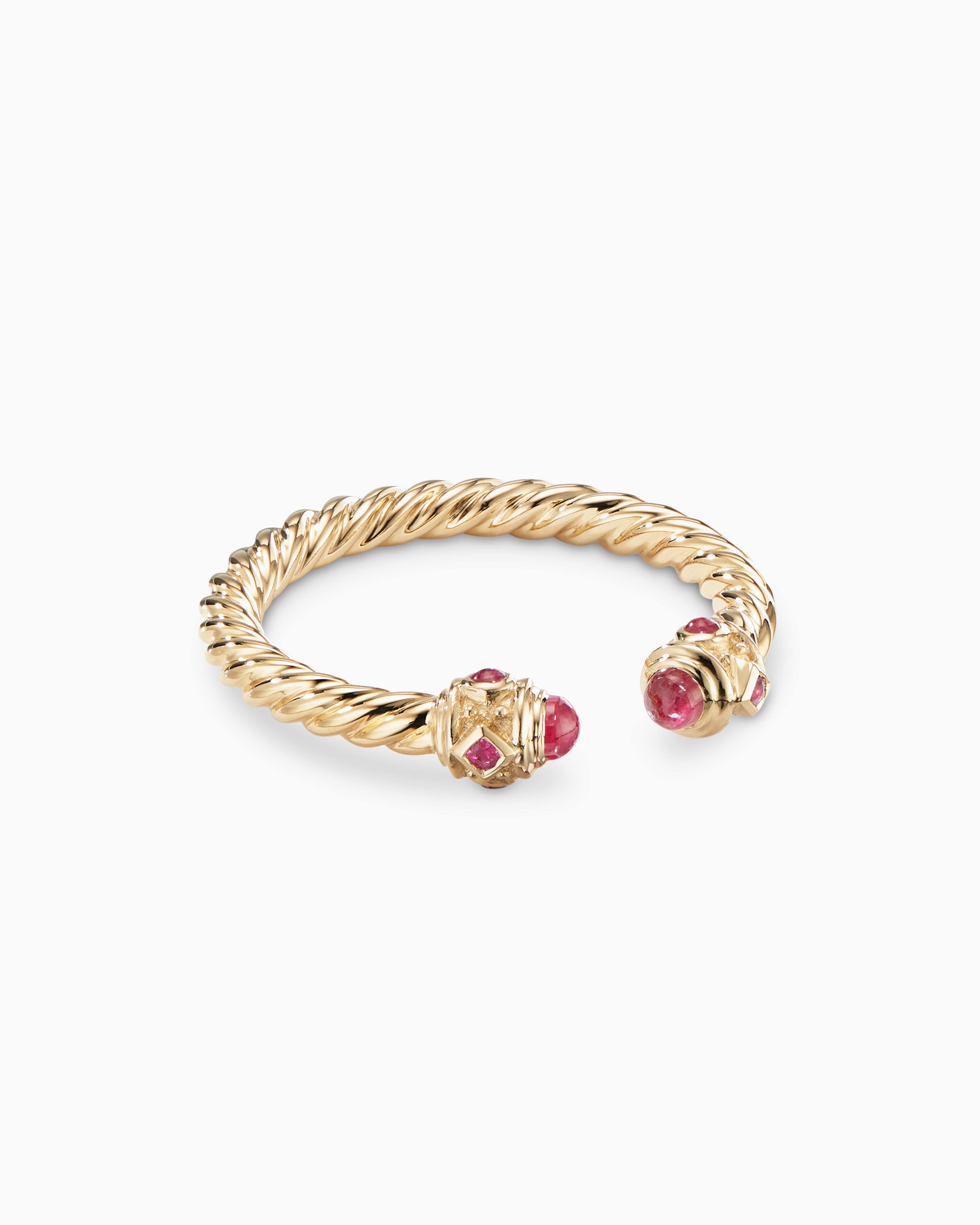 David Yurman Renaissance Full Pave Ring In 18k Gold In Y6_B131WSFR