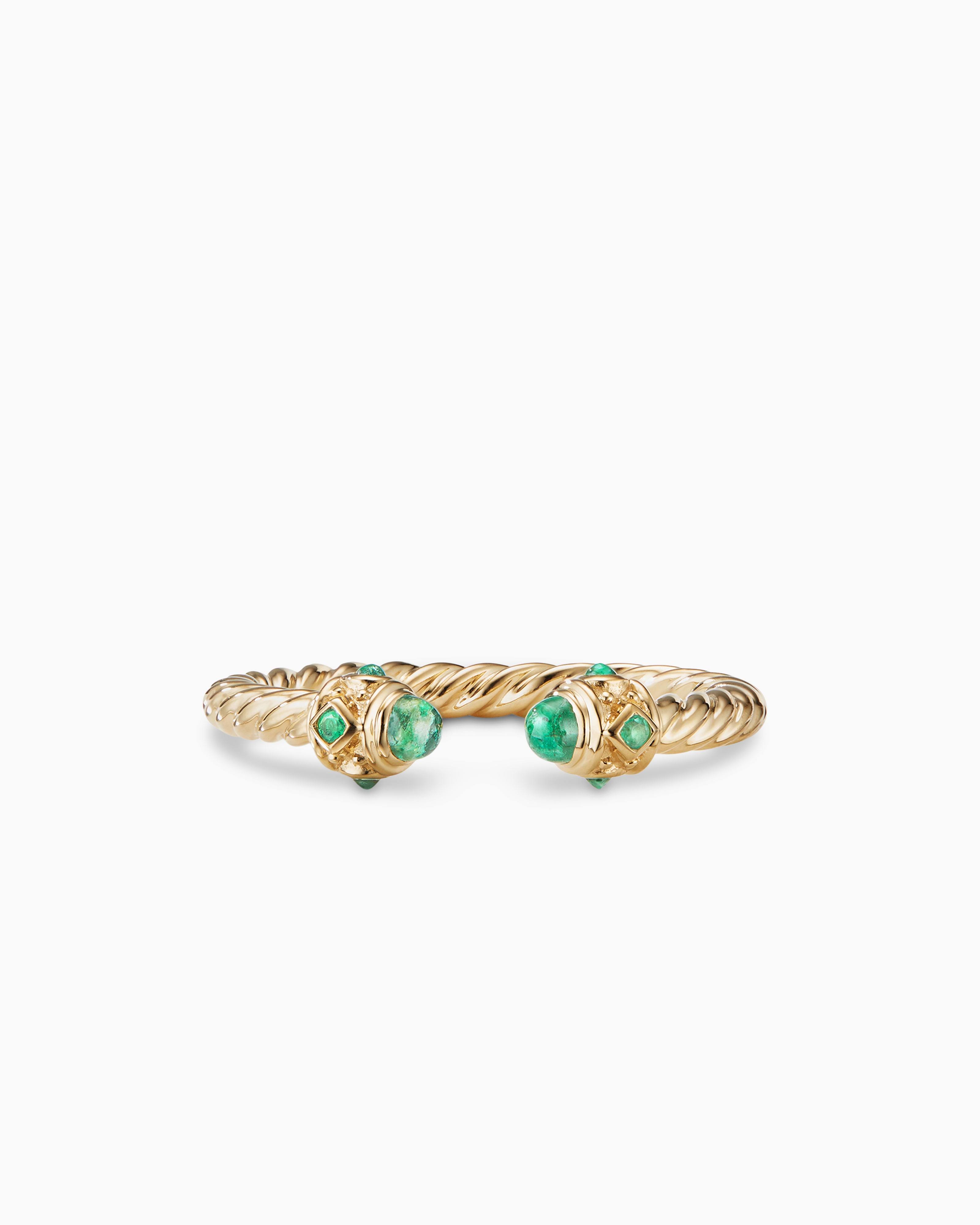 David Yurman Renaissance Full Pave Ring In 18k Gold In Y6_B131WSFR